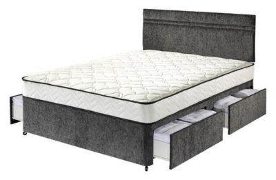 Airsprung Keswick 800 Pocket Memory Foam Double 4 Drw Divan